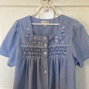 Miss Elaine Housecoat Robe NWOT Sz L